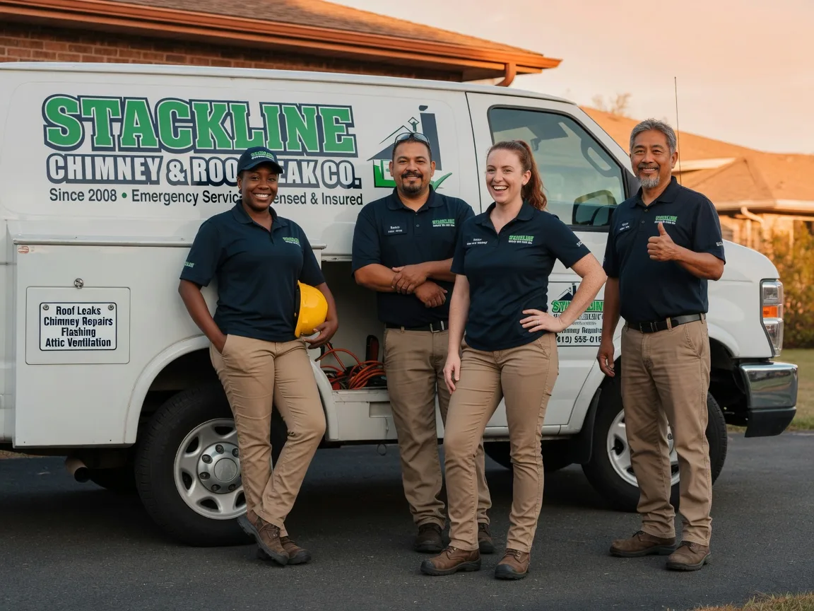 Chimney flashing repair company in Carthage, MS